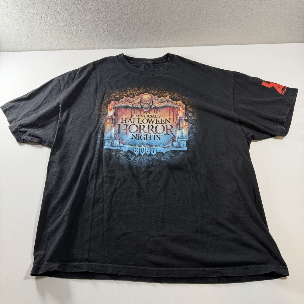 Universal Studios Halloween Horror Nights HHN 2017 UOAP Passholder Shirt Men 3XL